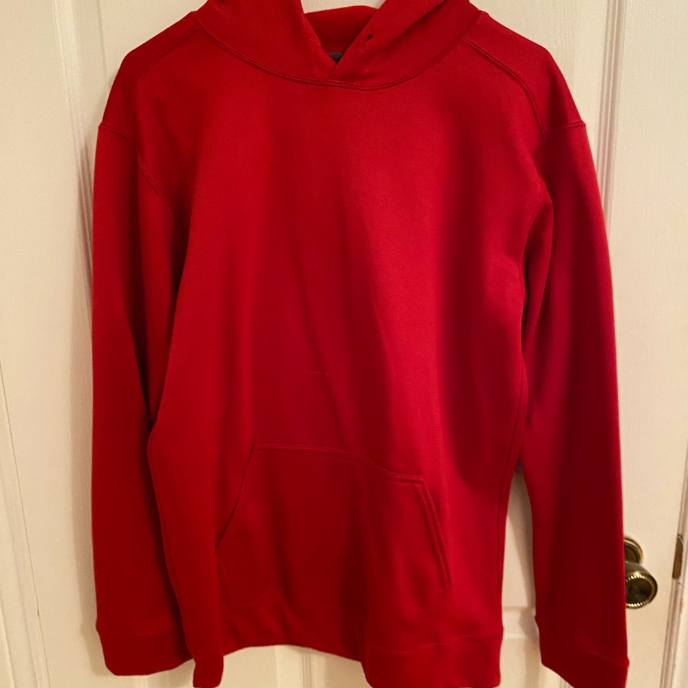 Men’s red hoodie